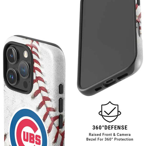 MLB Chicago Cubs Game Ball iPhone 16 Pro Magsafe Impact Case